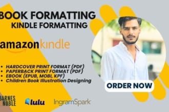 children book layout design for amazon KDP, lulu