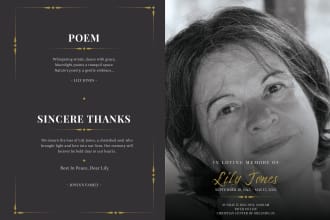 create unique flyer designs for your church events and funerals