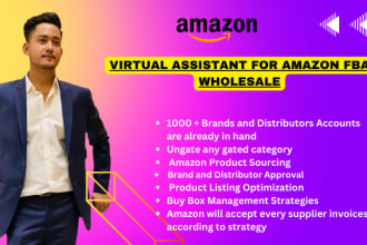 provide amazon wholesale fba and product research expert