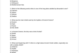 create a quiz on any topic