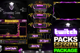 design professional overlay stream packages