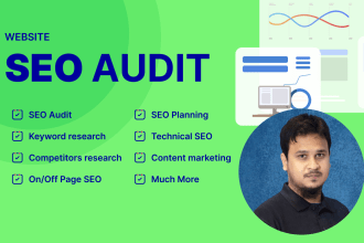 provide details SEO audit report and competitors analysis
