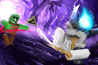 create professional roblox game thumbnail