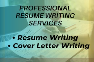 professional resume writing, editing