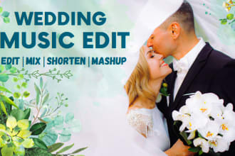make a wedding song mix for your dance