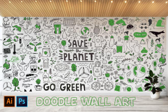 design office wall art, canvas mural decal wallpaper