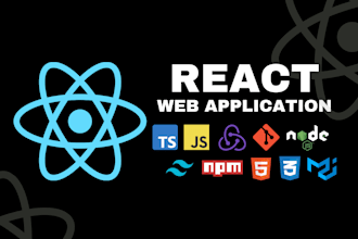 develop modern react web application