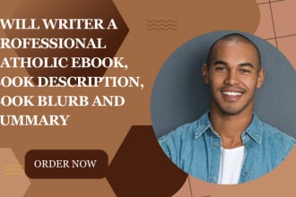writer a professional catholic ebook, book description, book blurb and summary