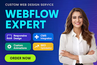 design and build a stunning, award worthy webflow website