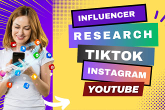 research instagram influencers for your niche