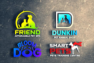 design pet animal mascot logo