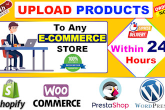 upload products add products and import products to shopify store