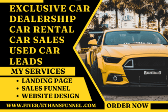 generate car dealership car rental car loan used car auto dealer car part leads