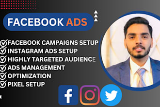 be your meta ads manager of facebook and instagram