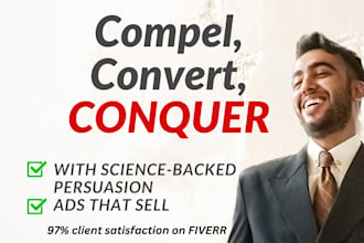 be your hypnotic ads copywriter, beat your control instantly