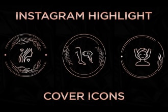 create instgram story highlights cover icons aesthetically