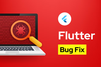 fix flutter bugs, flutter app bug fix, flutter fix, app development