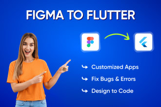 convert figma to flutter, design flutter app and flutter mobile app development
