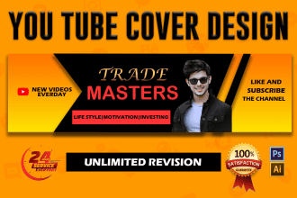 design facebook cover, linkedin, twitter, youtube banner, or header