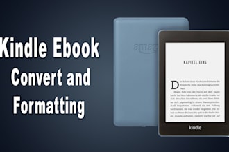 convert and format your kindle ebook