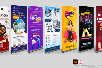 design roll up banners and trade show booth design