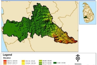 do geographical analysis and gis map making for you