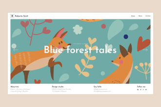 do portfolio compact website design