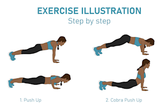 do exercise fitness illustration