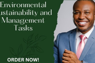do environmental sustainability ecology and management tasks