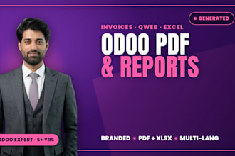 create custom odoo pdf reports and xls invoices in multi language format