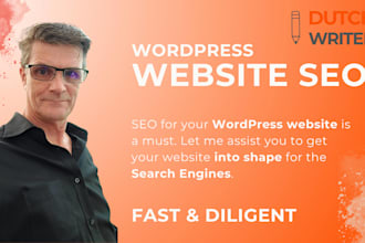 optimize your wordpress website for SEO in english dutch nederlands