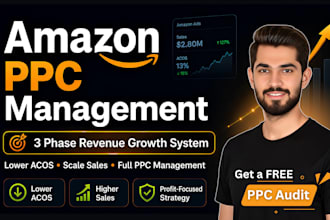 do amazon PPC management and optimize amazon ads campaign