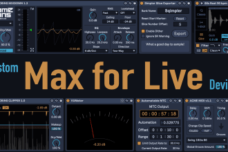 build your max for live device for ableton live