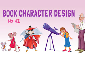 illustrate magical characters for your childrens book