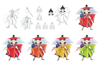 illustrate magical characters for your childrens book