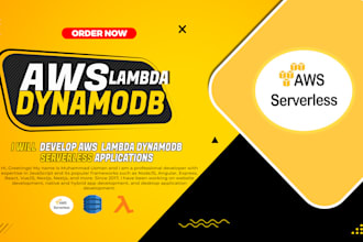 develop aws lambda, dynamodb serverless applications