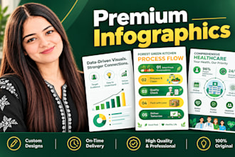 design premium and professional marketing infographics