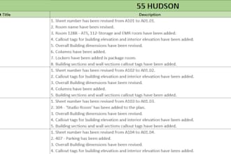 do change analysis and overlays of drawing revisions received