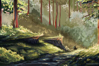 create breathtaking environmental concept art