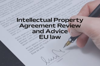 review and provide advice on intellectual property matters