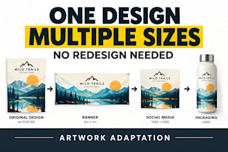 adapt your existing artwork for different sizes and formats