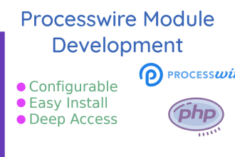 develop and create processwire module