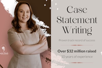 write a compelling case statement for your nonprofit