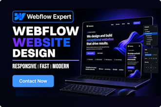 design webflow website, fix webflow website, webflow expert