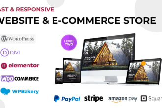 customize and develop wordpress website in divi, elementor