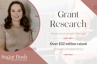 conduct professional grant research for your nonprofit