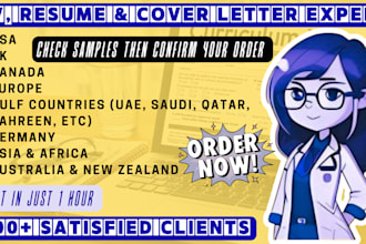 provide you professional cv, resume and cover letter that boost your field