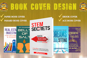 design ebook cover, book cover, and amazon book cover