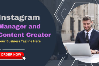 be your professional instagram manager for organic growth and brand success
