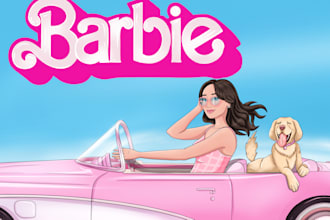 draw you as a barbie